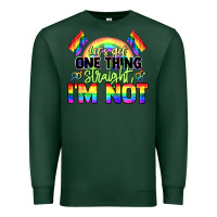 Sports Green Let's get one thing straight i'm not Pride LGBTQ+ Premium Sweatshirt - NancyCooperArtShop