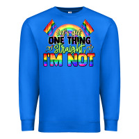 True Royal Let's get one thing straight i'm not Pride LGBTQ+ Premium Sweatshirt - NancyCooperArtShop