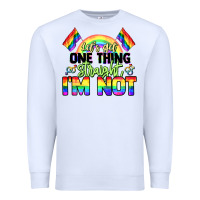 White Let's get one thing straight i'm not Pride LGBTQ+ Premium Sweatshirt - NancyCooperArtShop