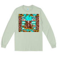 Matcha texas longhorn sunflower gemstone Long Sleeve Tee - JahusDesignShop