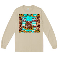 Mushroom texas longhorn sunflower gemstone Long Sleeve Tee - JahusDesignShop