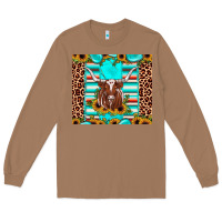 Toasted Coconut texas longhorn sunflower gemstone Long Sleeve Tee - JahusDesignShop