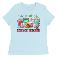 Baby Blue science teacher coffee cups Ladies Tee - Zillion Design Studio