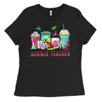 Black science teacher coffee cups Ladies Tee - Zillion Design Studio