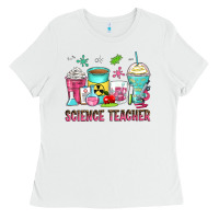 White science teacher coffee cups Ladies Tee - Zillion Design Studio