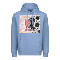 Colony Blue gothic girl and colorful girl best friends with ro Premium Hoodie - TumblerDesignByShophia