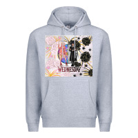 Heather Grey gothic girl and colorful girl best friends with ro Premium Hoodie - TumblerDesignByShophia