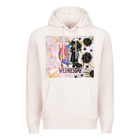 Pale Pink gothic girl and colorful girl best friends with ro Premium Hoodie - TumblerDesignByShophia