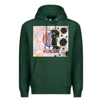 Sports Green gothic girl and colorful girl best friends with ro Premium Hoodie - TumblerDesignByShophia