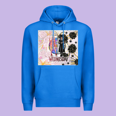 Gothic Girl And Colorful Girl Best Friends With Ro Premium Hoodie Designed By Tumblerdesignbyshophia