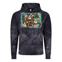 Cloud Black tribe tent western background Vintage Hoodie - AdoDesignShop