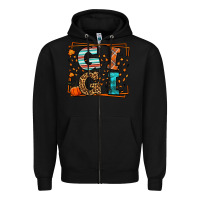 Black Fall Autumn Leopard Gigi Zipper Hoodie - LillyAllenDesigns