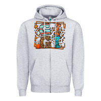 Heather Grey Fall Autumn Leopard Gigi Zipper Hoodie - LillyAllenDesigns