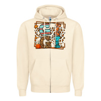 Sandshell Fall Autumn Leopard Gigi Zipper Hoodie - LillyAllenDesigns