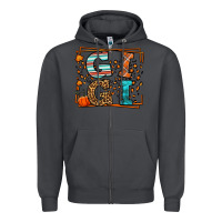 Smoke Fall Autumn Leopard Gigi Zipper Hoodie - LillyAllenDesigns