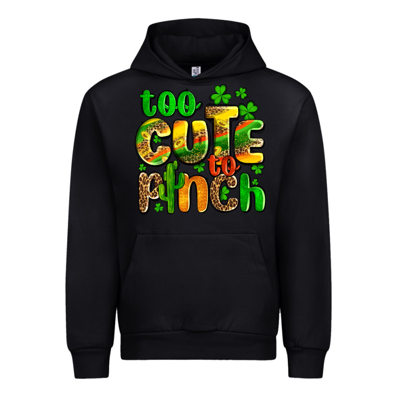 St. Patrick's Too Cute To Pinch Urban Hoodie by OliviaCreatesArt | Teevron