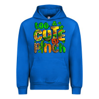 Cobalt St. Patrick's too cute to pinch Urban Hoodie - OliviaCreatesArt