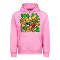 Fuchsia Pink St. Patrick's too cute to pinch Urban Hoodie - OliviaCreatesArt