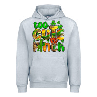 Heather Grey St. Patrick's too cute to pinch Urban Hoodie - OliviaCreatesArt