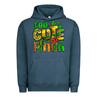 Pigment Midnight Navy St. Patrick's too cute to pinch Urban Hoodie - OliviaCreatesArt