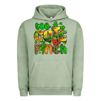 Pigment Oil Green St. Patrick's too cute to pinch Urban Hoodie - OliviaCreatesArt