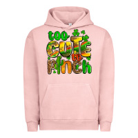 Pigment Salmon St. Patrick's too cute to pinch Urban Hoodie - OliviaCreatesArt
