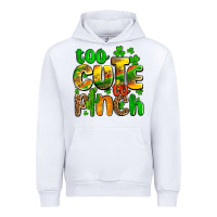 White St. Patrick's too cute to pinch Urban Hoodie - OliviaCreatesArt