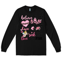 Black christian valentines Long Sleeve Tee - MaliasSmallBusiness