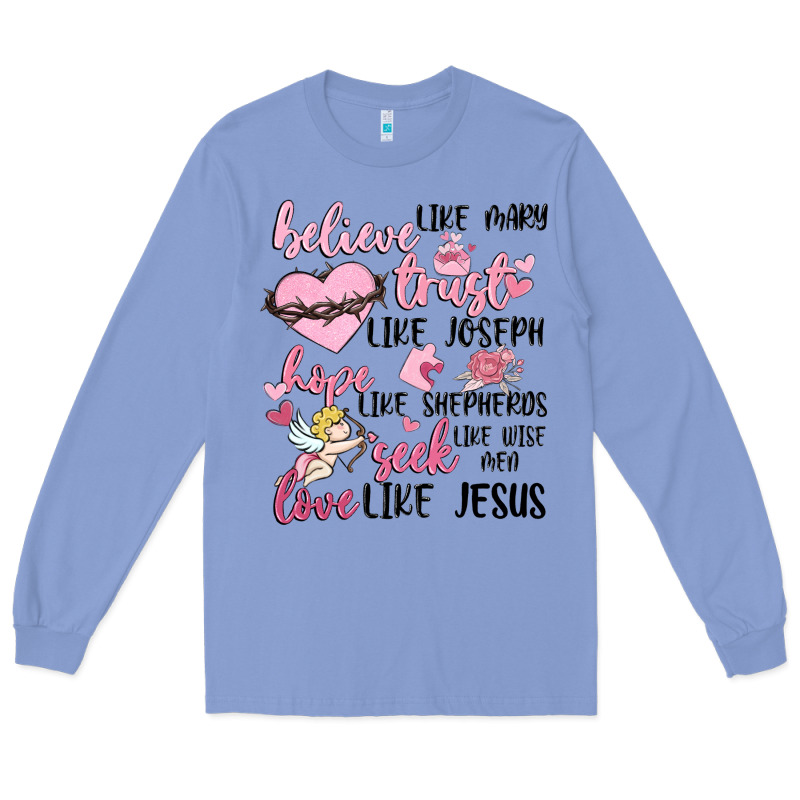Christian Valentines Long Sleeve Tee by MaliasSmallBusiness | Teevron