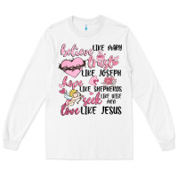 White christian valentines Long Sleeve Tee - MaliasSmallBusiness