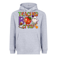 Heather Grey Teacher Boo Crew Heavyweight Hoodie - texasbilliewilder