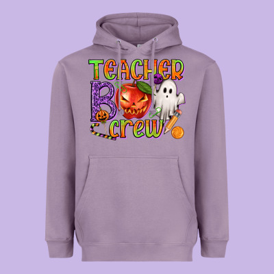 Teacher Boo Crew Heavyweight Hoodie Designed By Texasbilliewilder