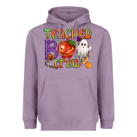 Lavender Teacher Boo Crew Heavyweight Hoodie - texasbilliewilder