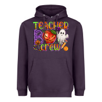 Plum Teacher Boo Crew Heavyweight Hoodie - texasbilliewilder