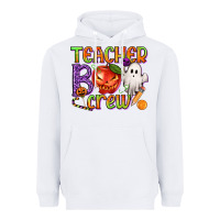 White Teacher Boo Crew Heavyweight Hoodie - texasbilliewilder