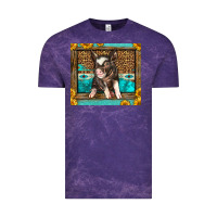 Cloud Purple Western Cute Pig Vintage Tee - LillyAllenDesigns