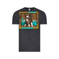 Vintage Black Western Cute Pig Vintage Tee - LillyAllenDesigns