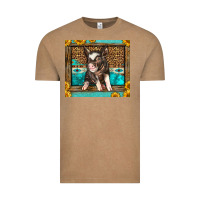 Vintage Coffee Western Cute Pig Vintage Tee - LillyAllenDesigns