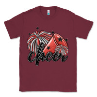 Burgundy cheer Classic Tee - MaliasSmallBusiness