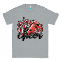 Heather Grey cheer Classic Tee - MaliasSmallBusiness