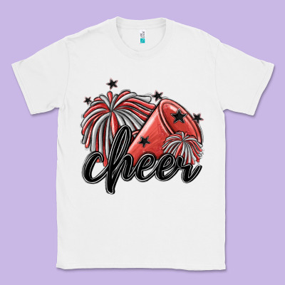 Cheer Classic Tee Designed By Maliassmallbusiness