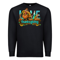 Black Love Thanksgiving with Turkey Premium Sweatshirt - texasbilliewilder