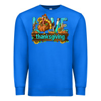 True Royal Love Thanksgiving with Turkey Premium Sweatshirt - texasbilliewilder