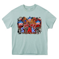 Arona Oh my stars chicken 4th of july Heavy Core Tee - CowGirlArtShop