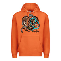 Carrot nurse leopard heart Premium Hoodie - JahusDesignShop