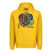 Lemon nurse leopard heart Premium Hoodie - JahusDesignShop