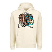 Tofu nurse leopard heart Premium Hoodie - JahusDesignShop