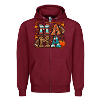 Burgundy Fall American Football Autumn Mama Zipper Hoodie - LillyAllenDesigns