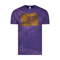 Cloud Purple leopard background Vintage Tee - BarkalooDesign