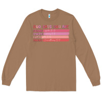 Toasted Coconut god says you are Long Sleeve Tee - MaliasSmallBusiness